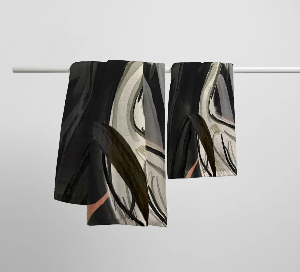 Minimalist Bird 2 towel by ThingDesign