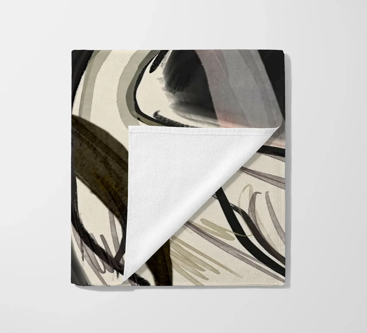 Minimalistischer Vogel 2 Strandtuch von ThingDesign
