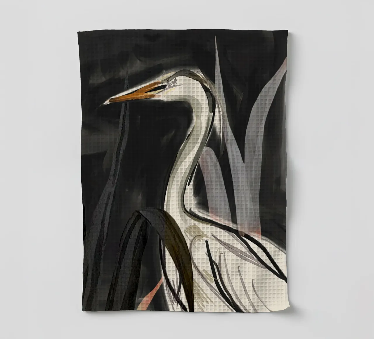 Oiseau minimaliste 2 torchon de ThingDesign