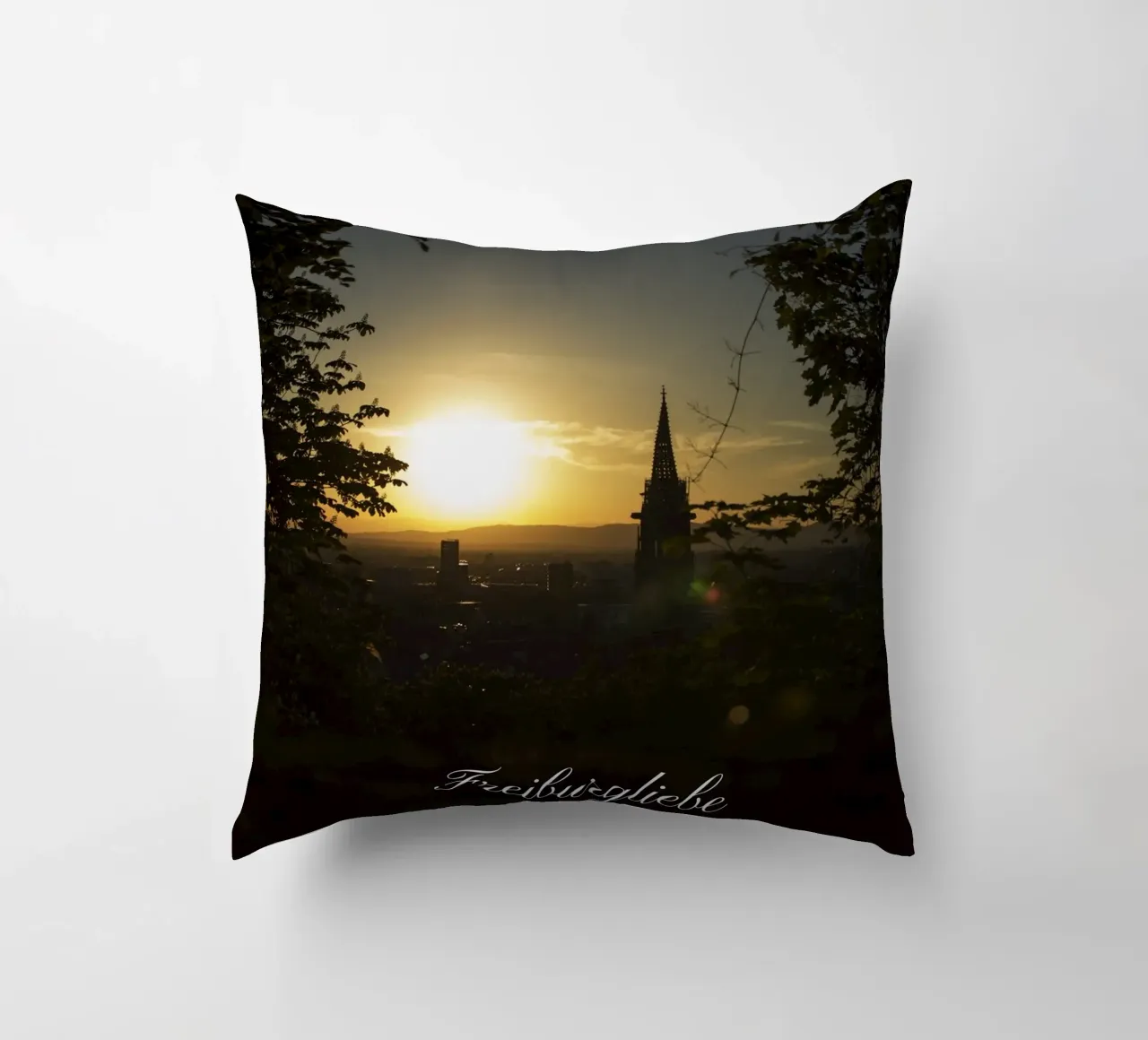 Amore a Friburgo cuscino da corvinamedia.design