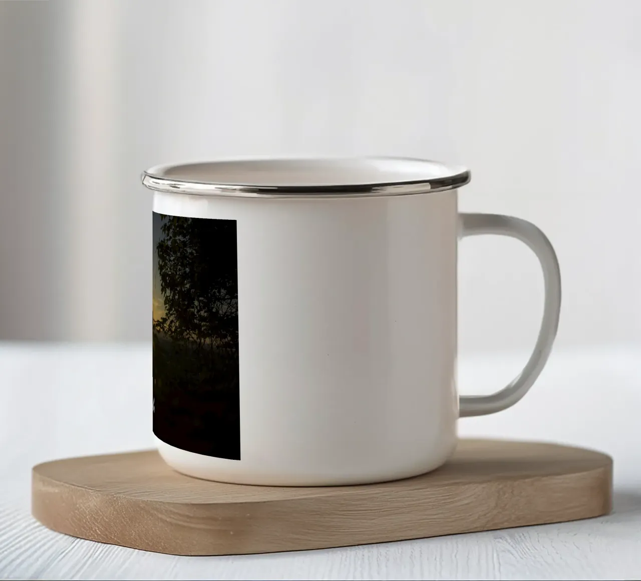 Amore a Friburgo tazza in smalto da corvinamedia.design