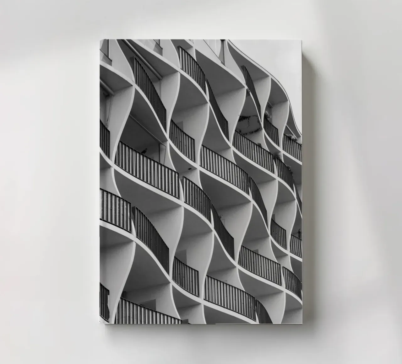 Wave building in Magdeburg notebook by corvinamedia.design