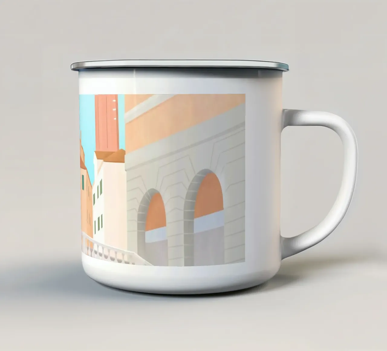 Venice tazza in smalto da PetrArts