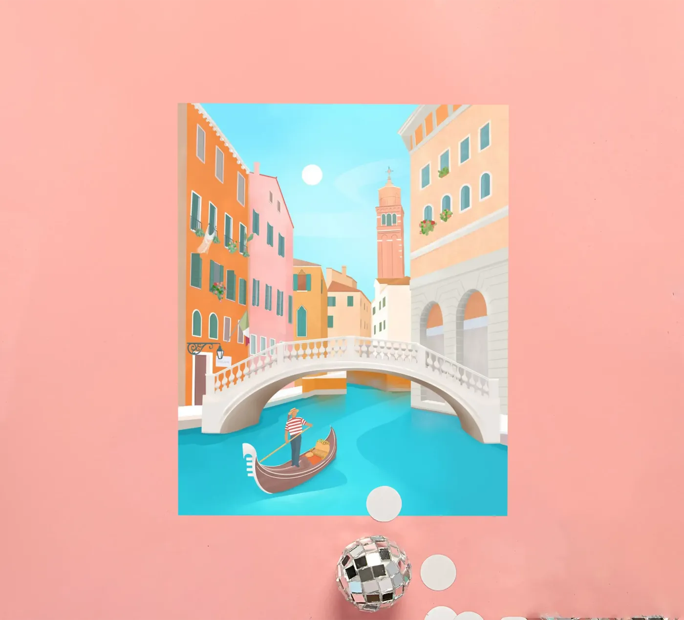 Venice sticker van PetrArts