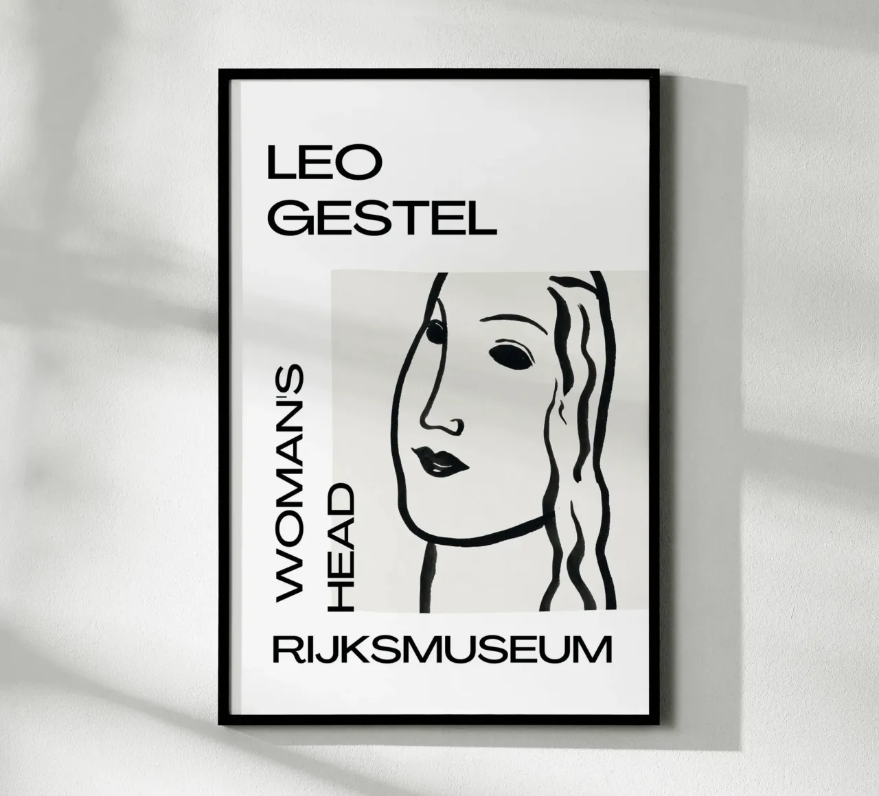 Womans Head - Leo Gestel poster da Second Canvas