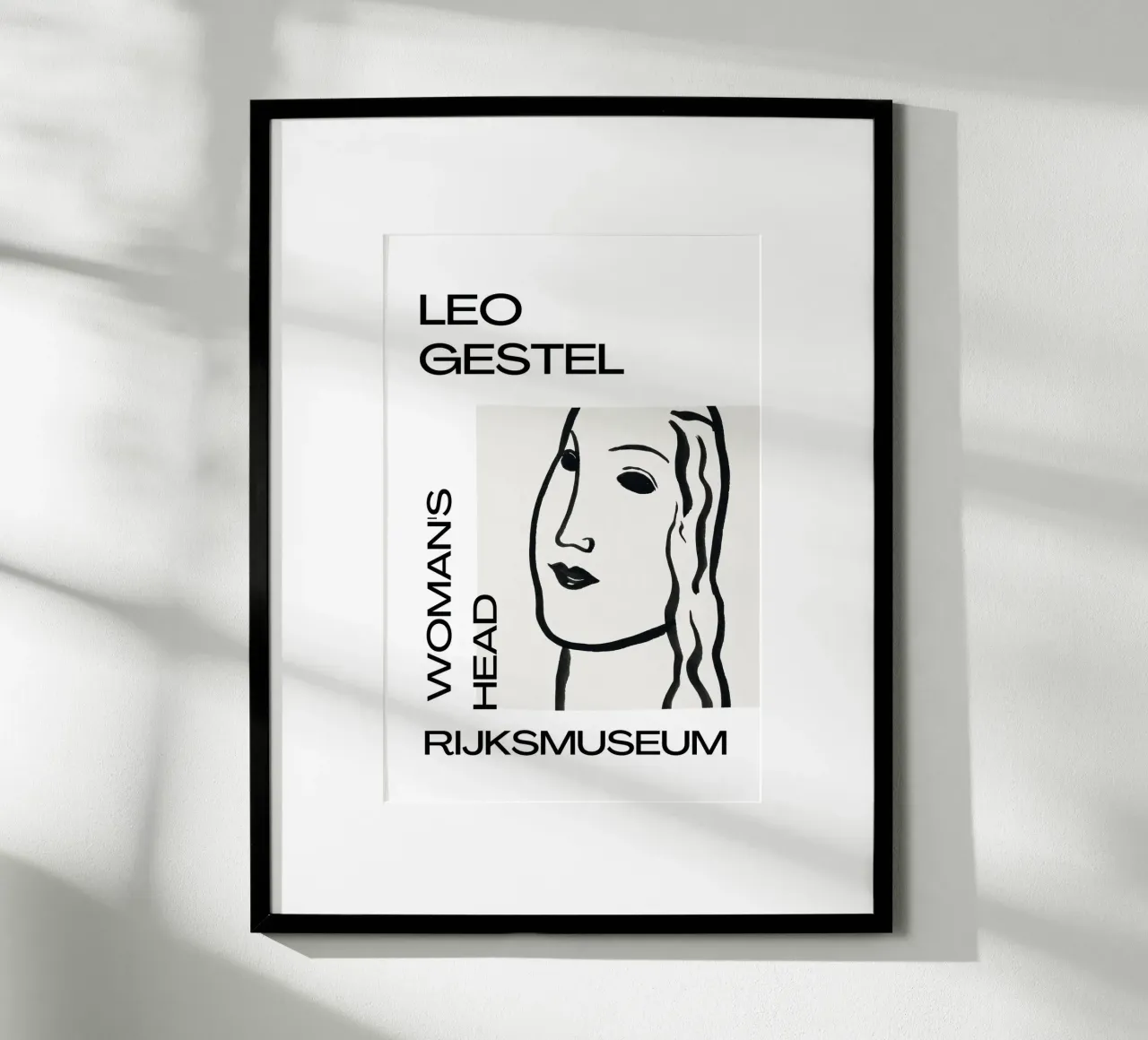Womans Head - Leo Gestel poster da Second Canvas