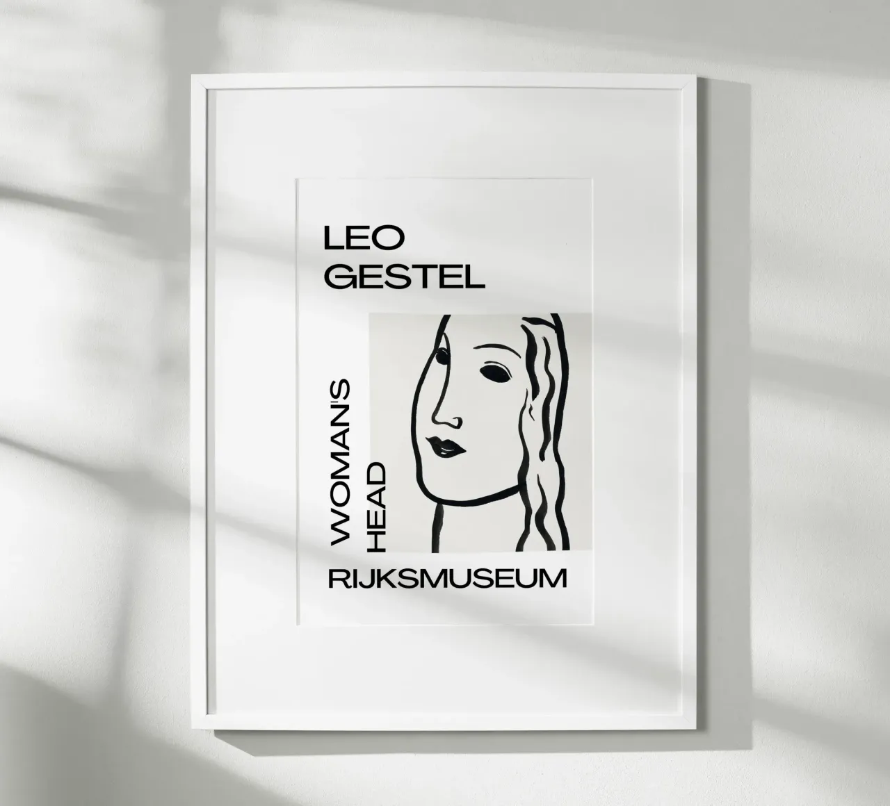 Womans Head - Leo Gestel poster da Second Canvas