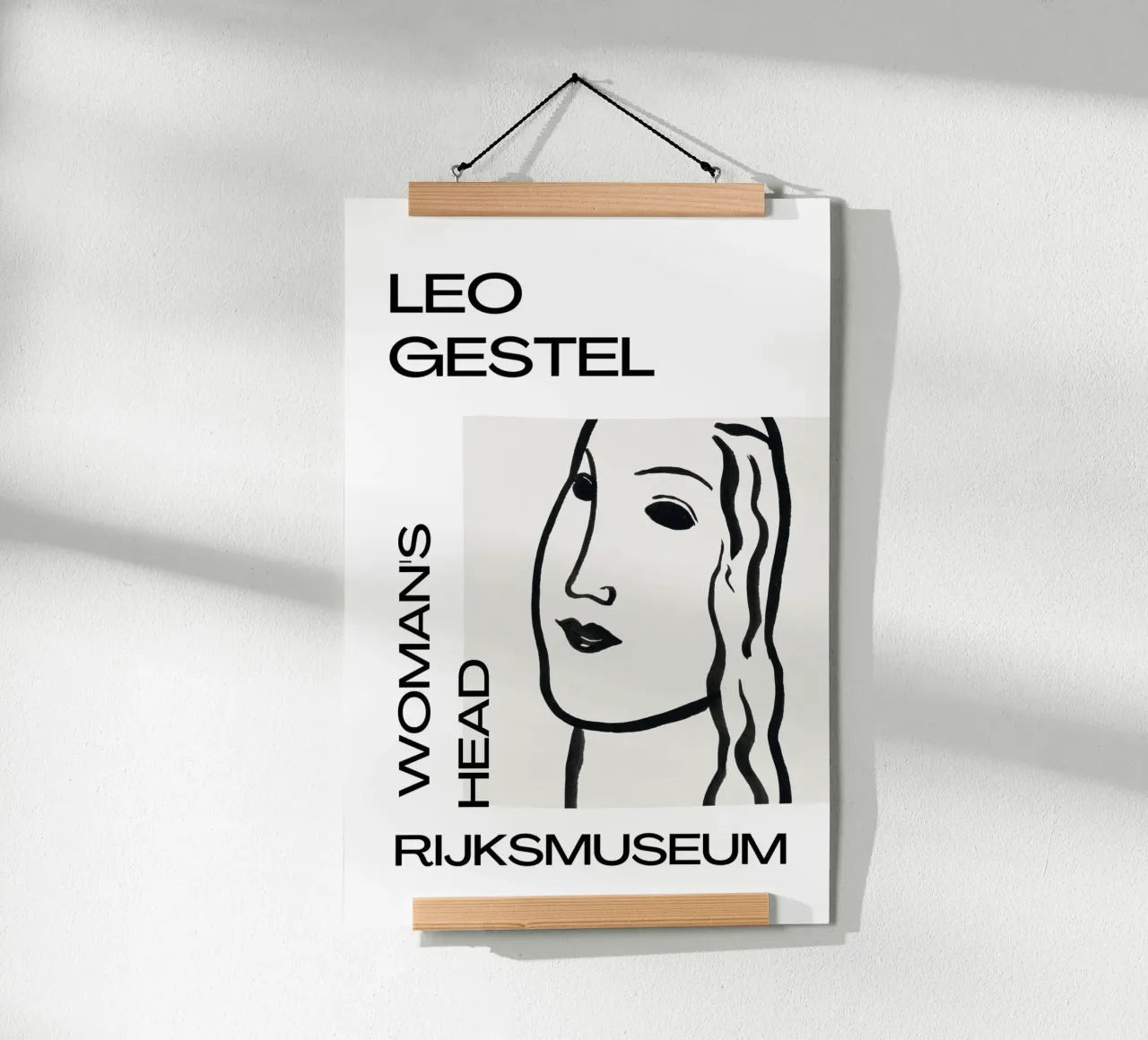 Womans Head - Leo Gestel poster da Second Canvas