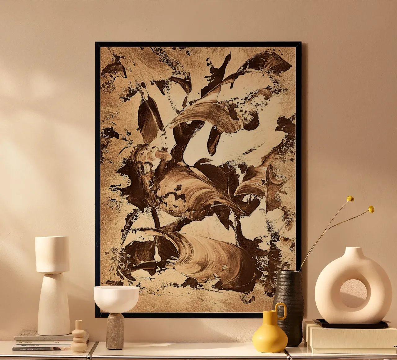 SEPIA 31 poster da Thierry Vobmann Abstract painting
