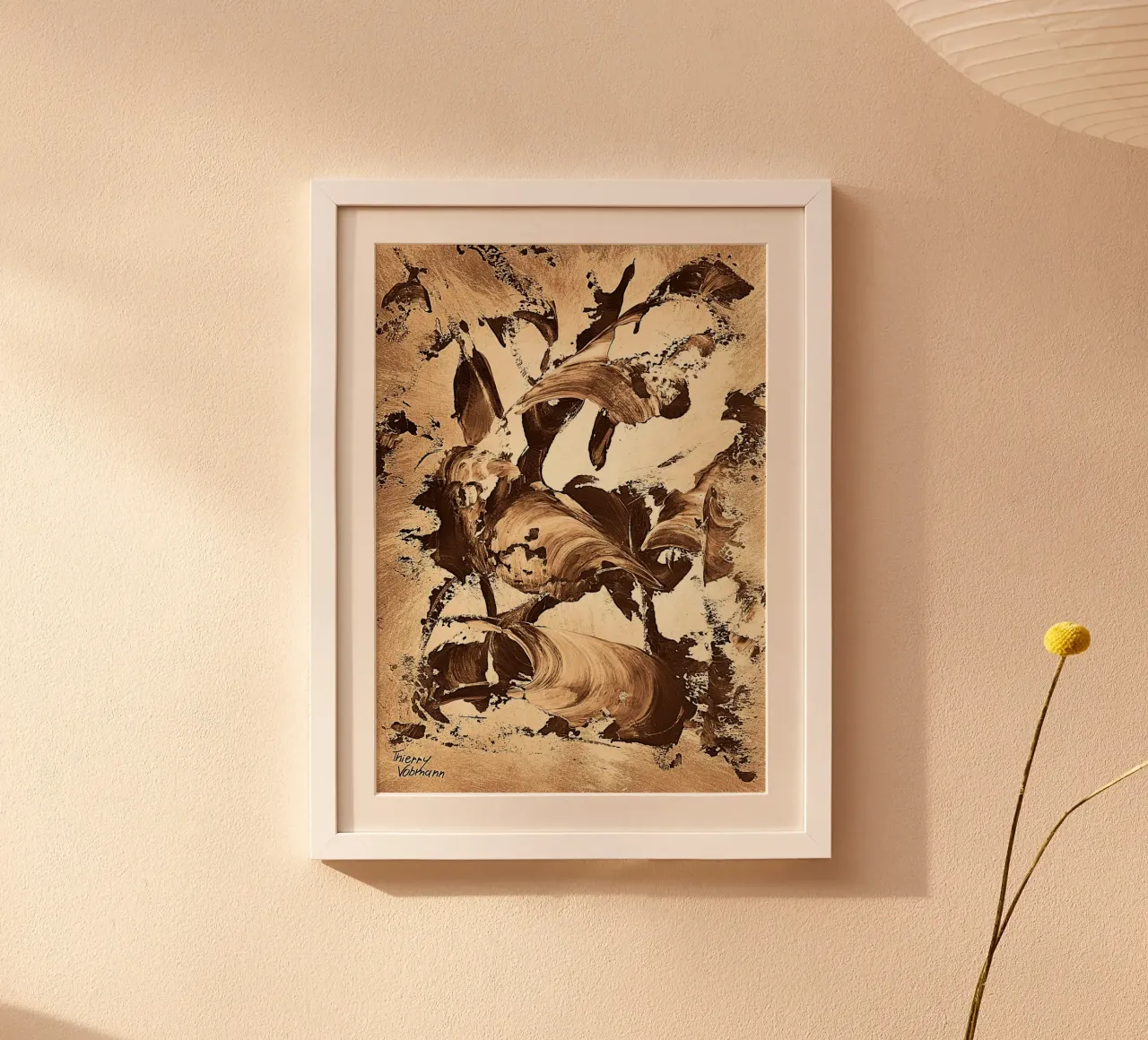 SEPIA 31 poster da Thierry Vobmann Abstract painting