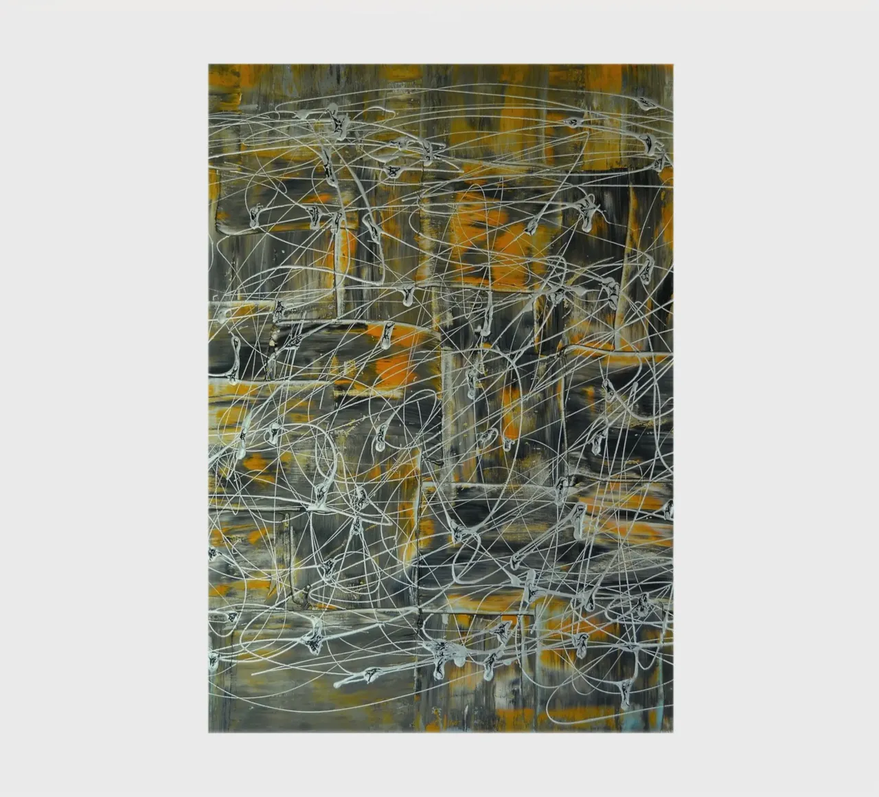 A BALANCED LIFE notebook by Thierry Vobmann Abstract painting