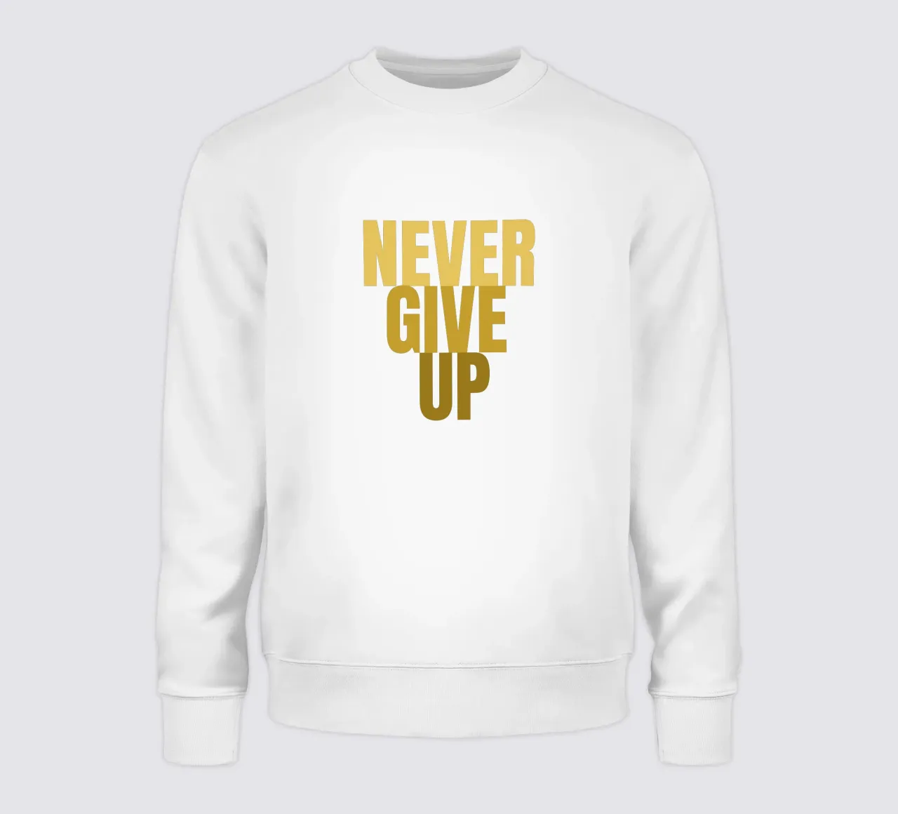 NEVER GIVE UP felpa da Happy 😃 Art 🎨 by Christine Schnoell