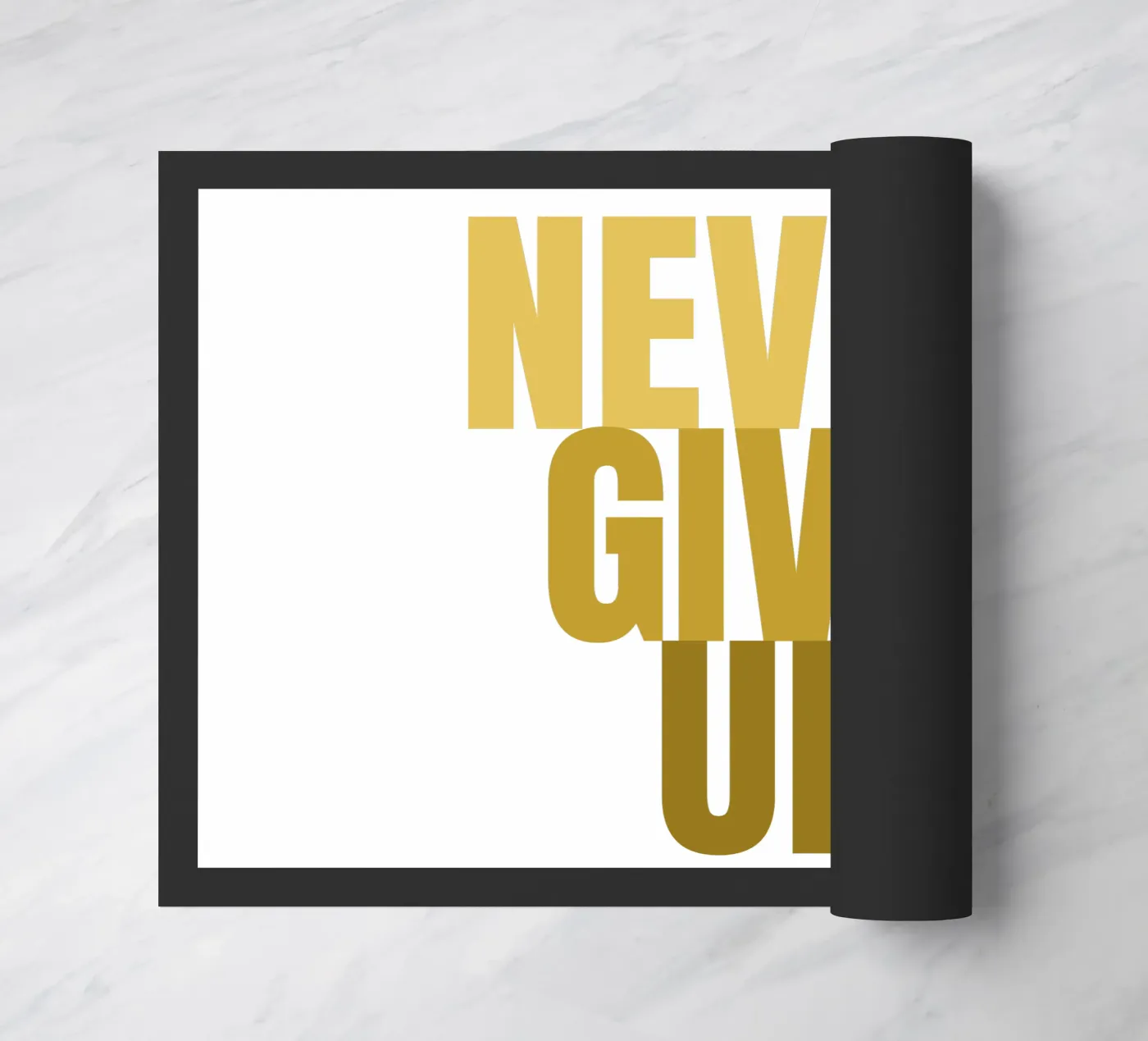 NEVER GIVE UP zerbino da Happy 😃 Art 🎨 by Christine Schnoell