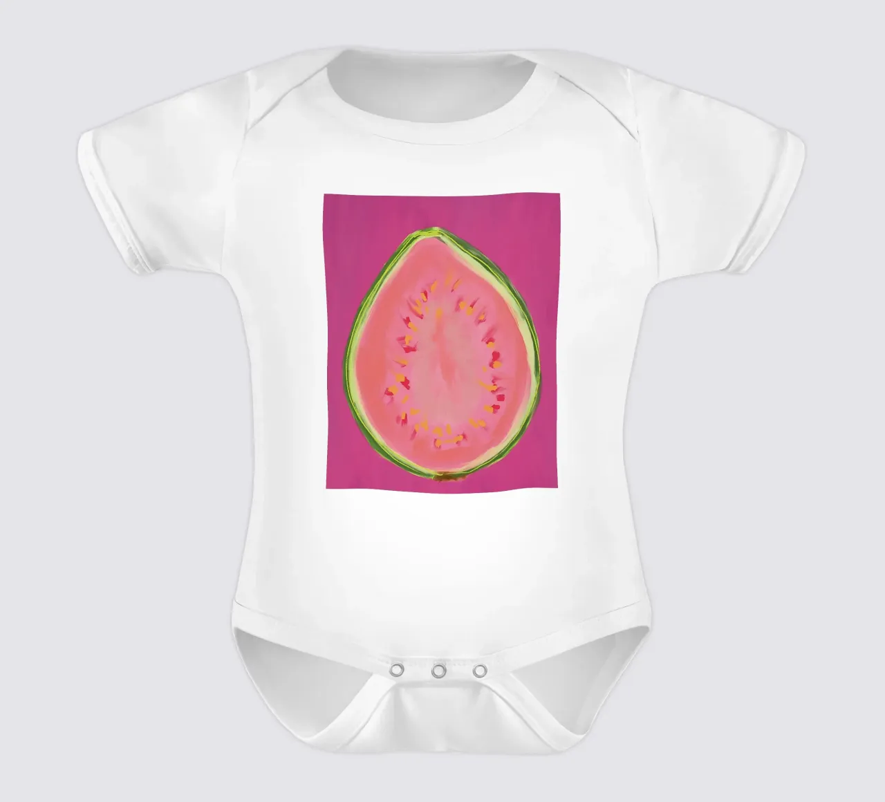 Guava body neonato maniche corte da tainah negreiros