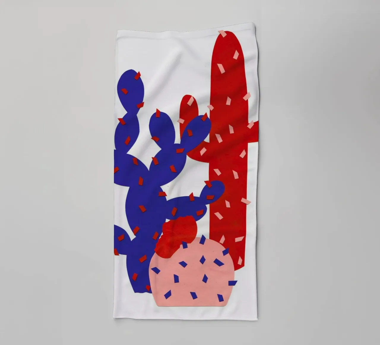 Three Succulents towel by Rosi Feist