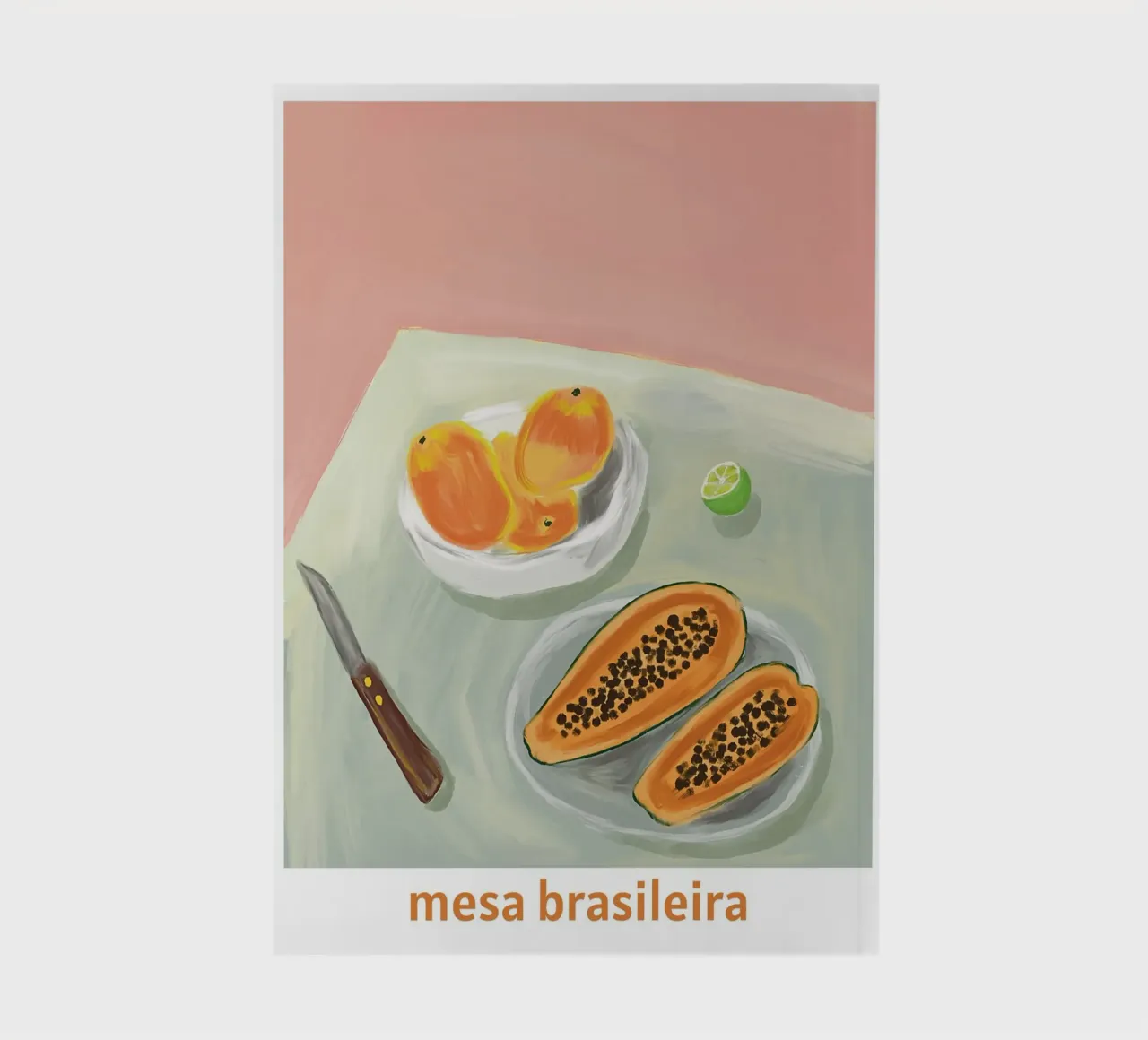 Ein brasilianischer Tisch Notizbuch von tainah negreiros