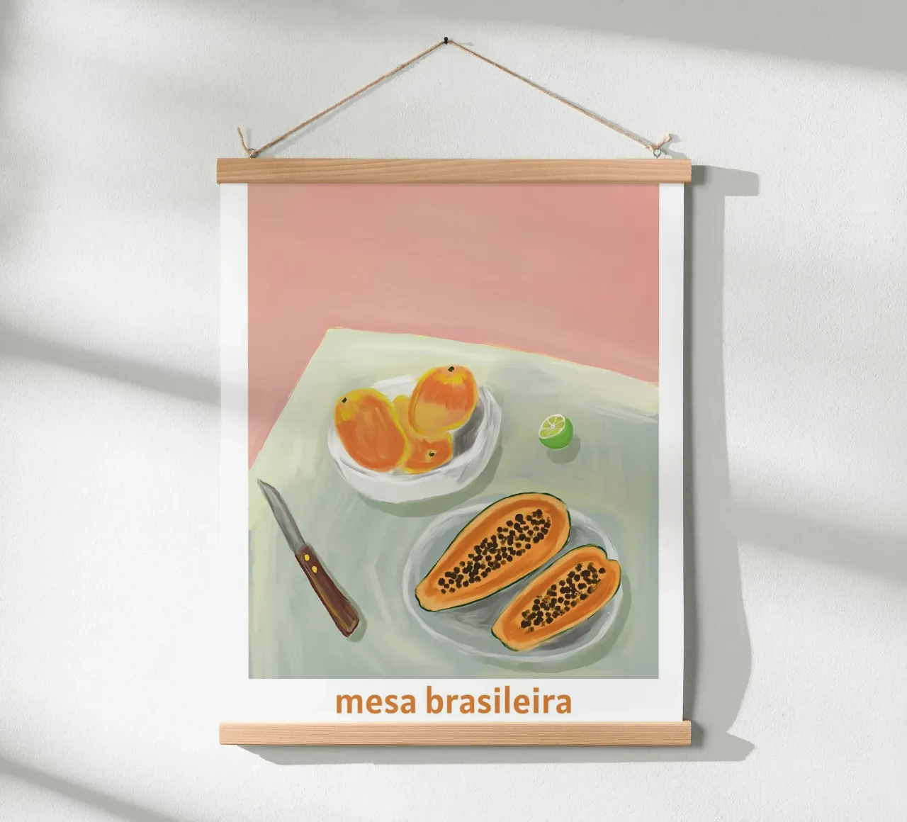 A brazilian table poster by tainah negreiros