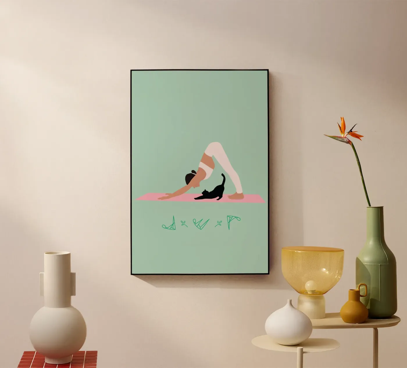 Pilates-Love plexiglass da isabels_wunderwelt_digital_art