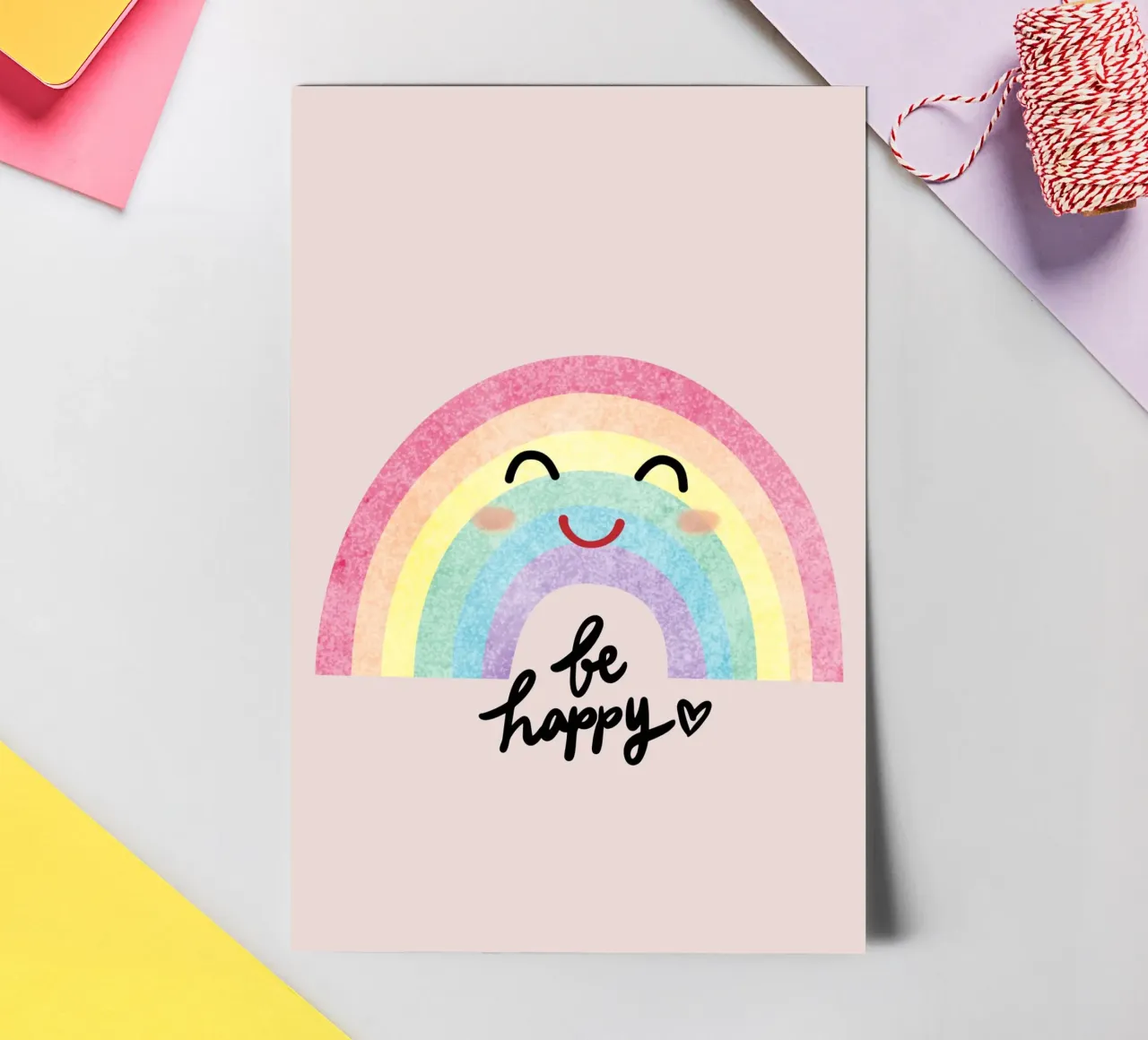 be happy Stickerbogen von AESTHETIC VIBES by Isabel