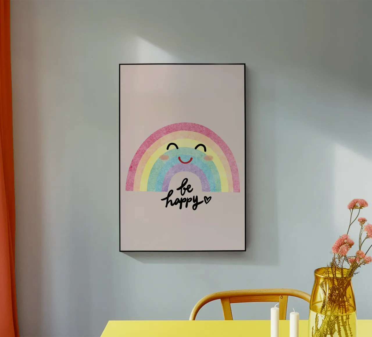 be happy plexiglass da AESTHETIC VIBES by Isabel