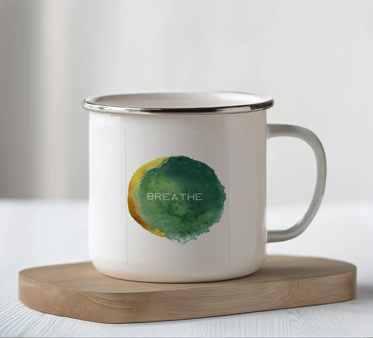 Breathe tazza in smalto da AESTHETIC VIBES by Isabel