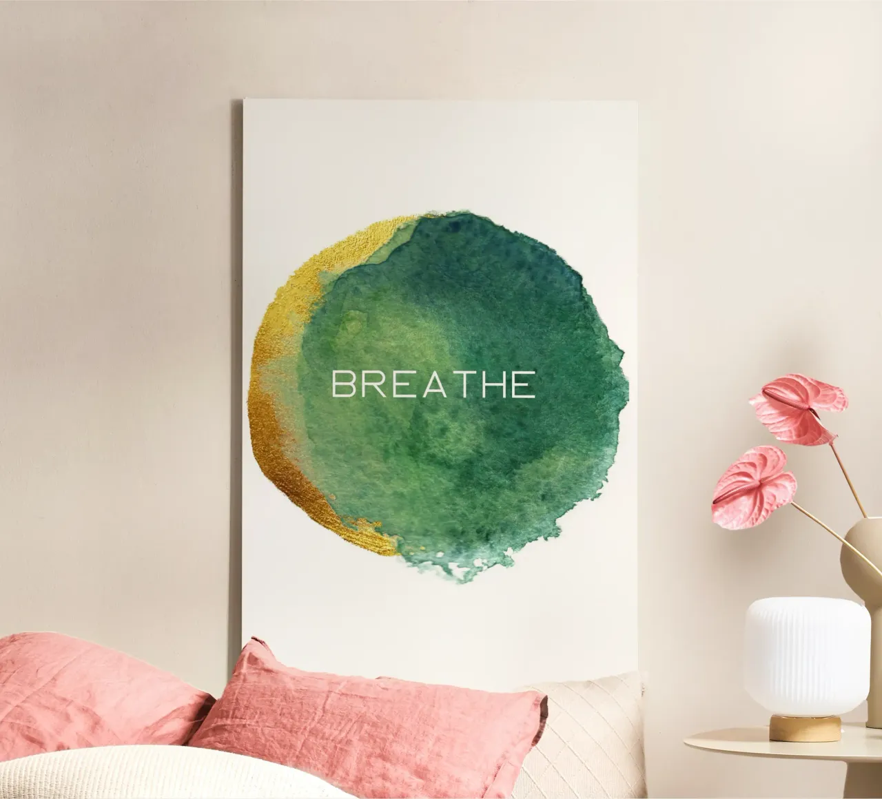 Breathe tela con Cornice a cassetta da AESTHETIC VIBES by Isabel