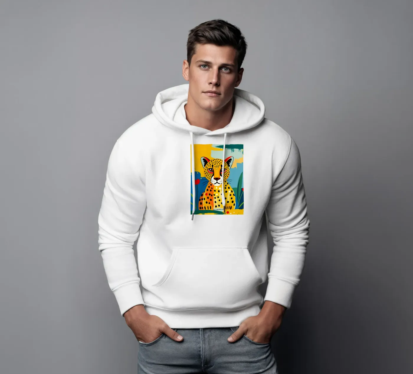CHEETAH hoodie van ARTOMATIC