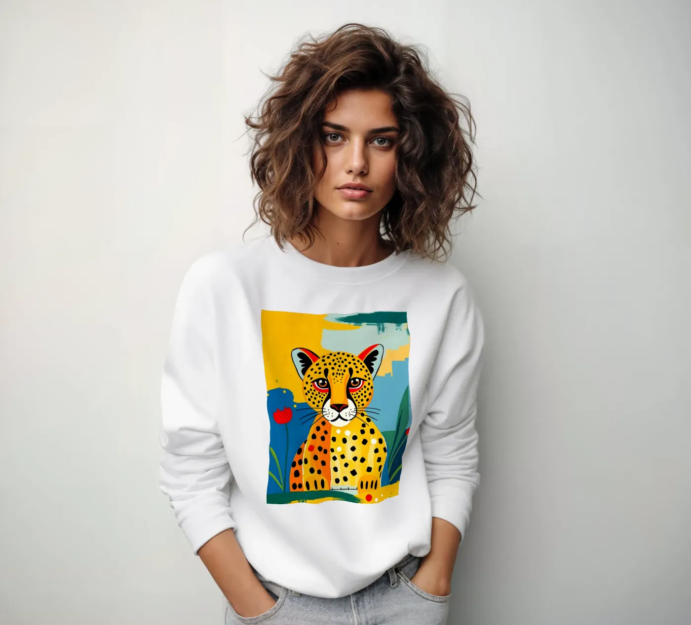 CHEETAH sweatshirt by ARTOMATIC