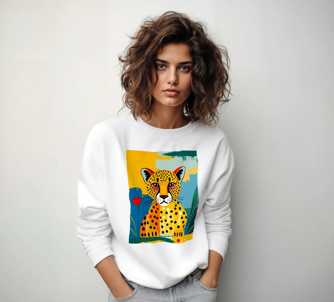 CHEETAH sweatshirt by ARTOMATIC