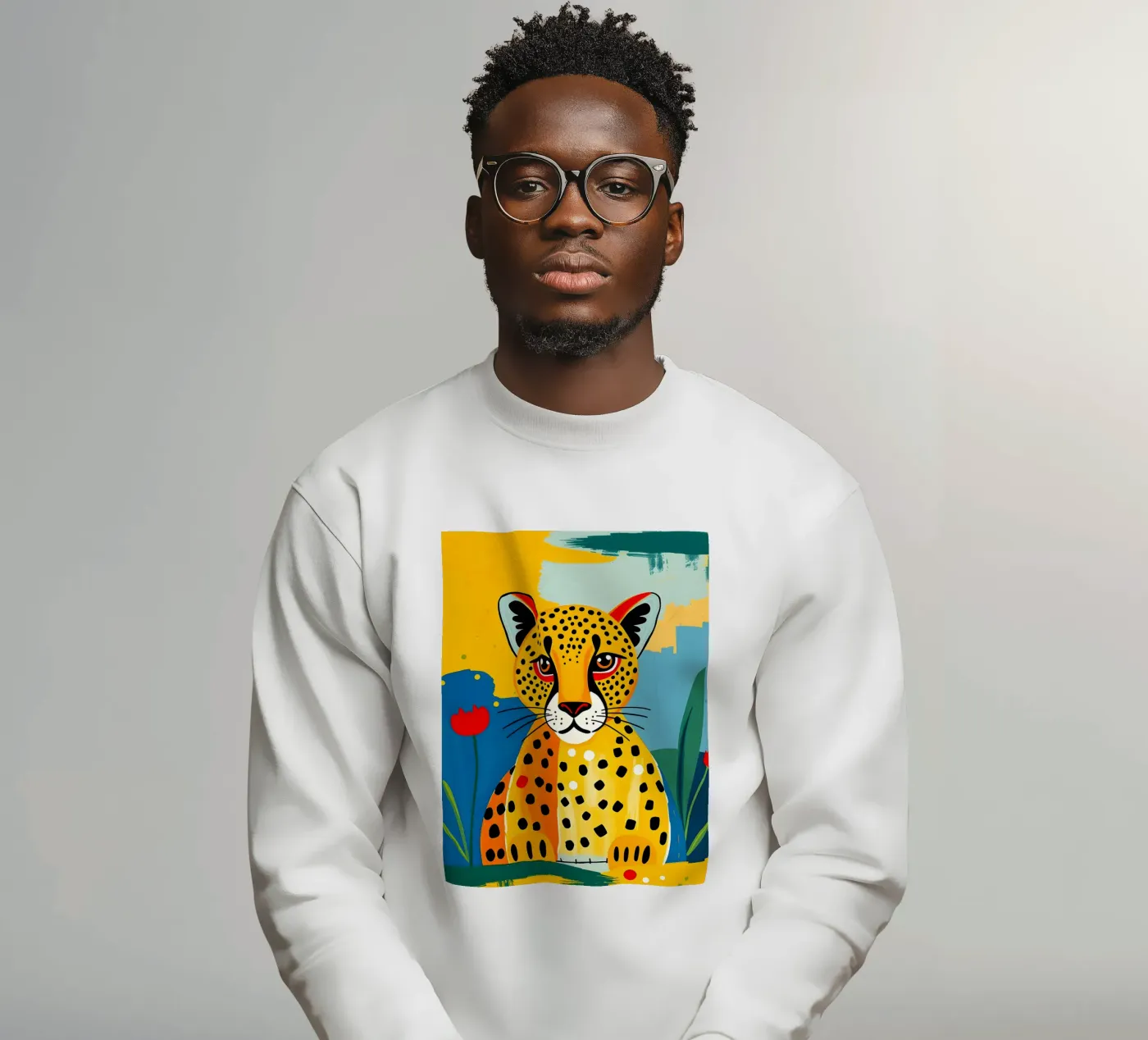 CHEETAH sweatshirt by ARTOMATIC