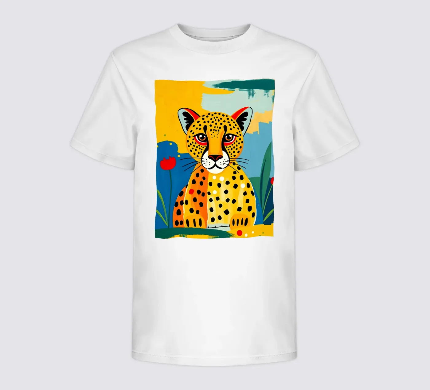 CHEETAH kinder t-shirt van ARTOMATIC