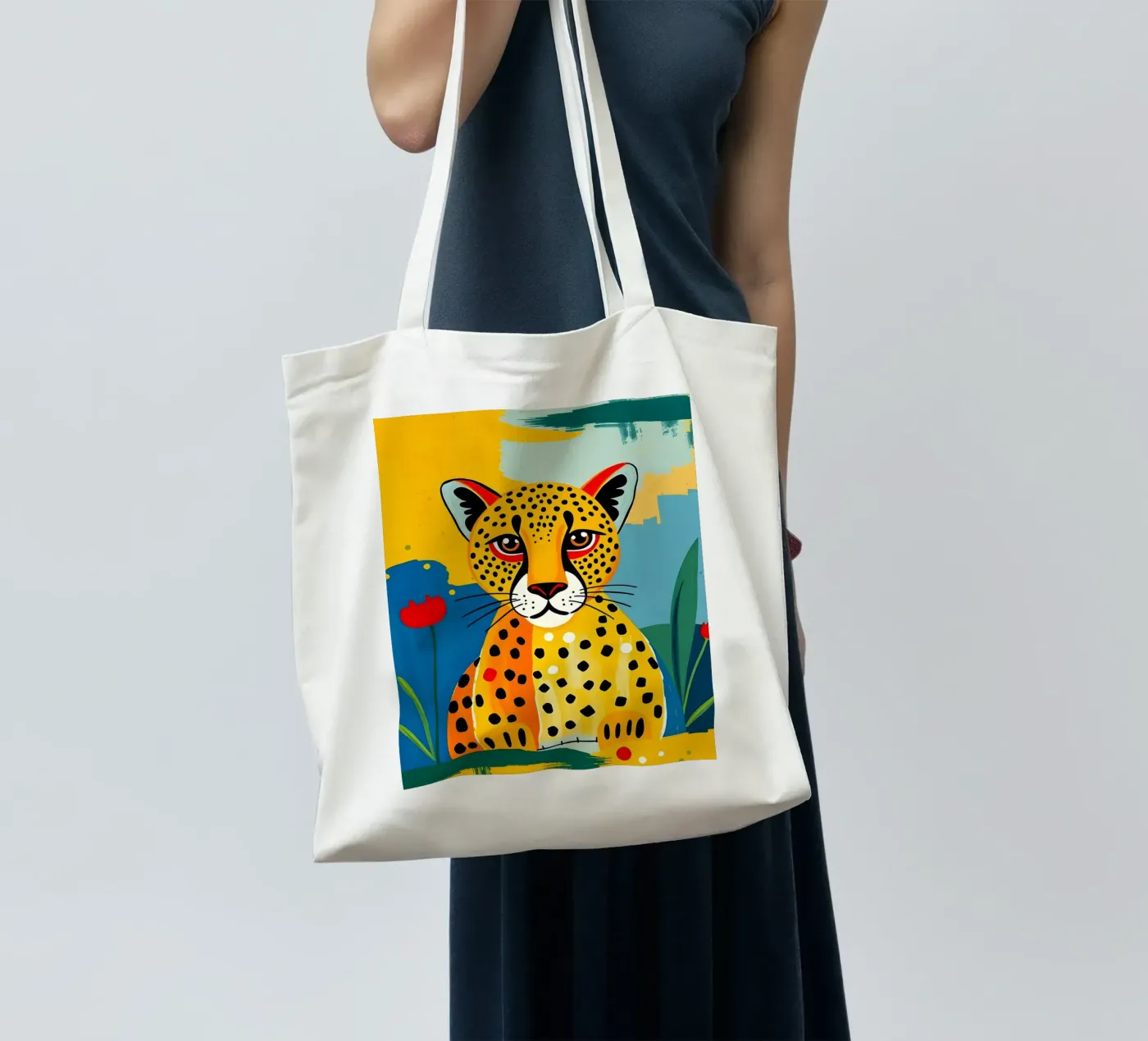 CHEETAH borsa in juta da ARTOMATIC