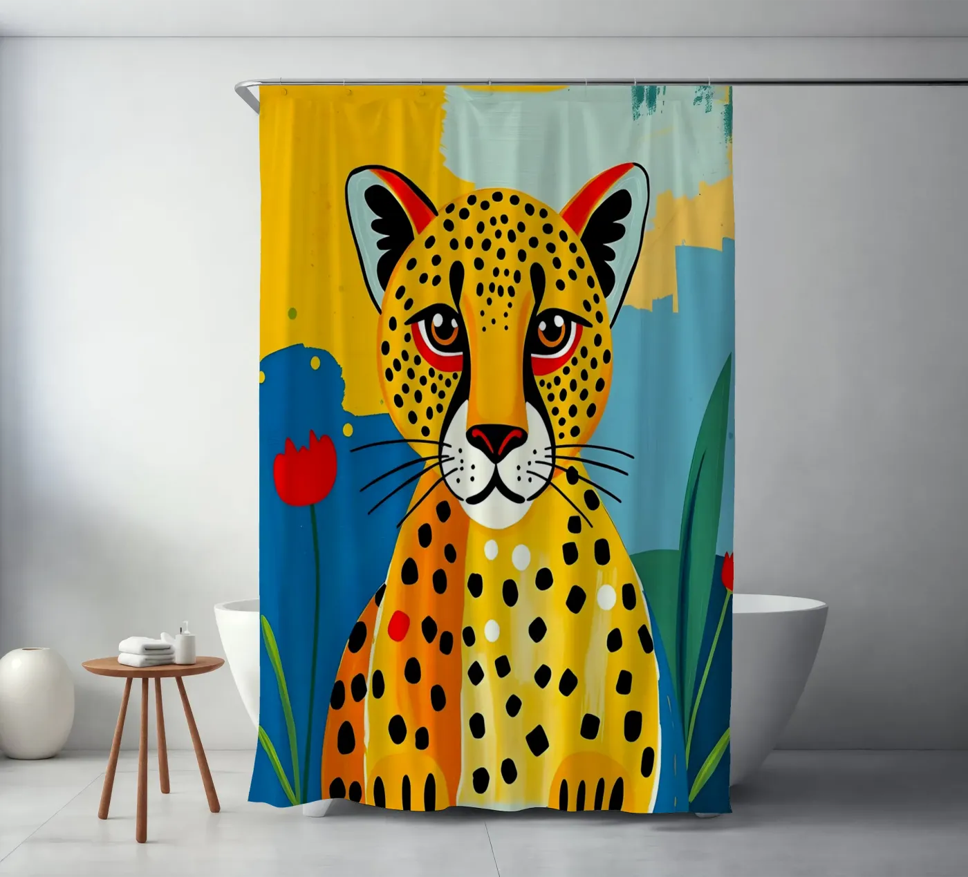 CHEETAH Duschvorhang von ARTOMATIC