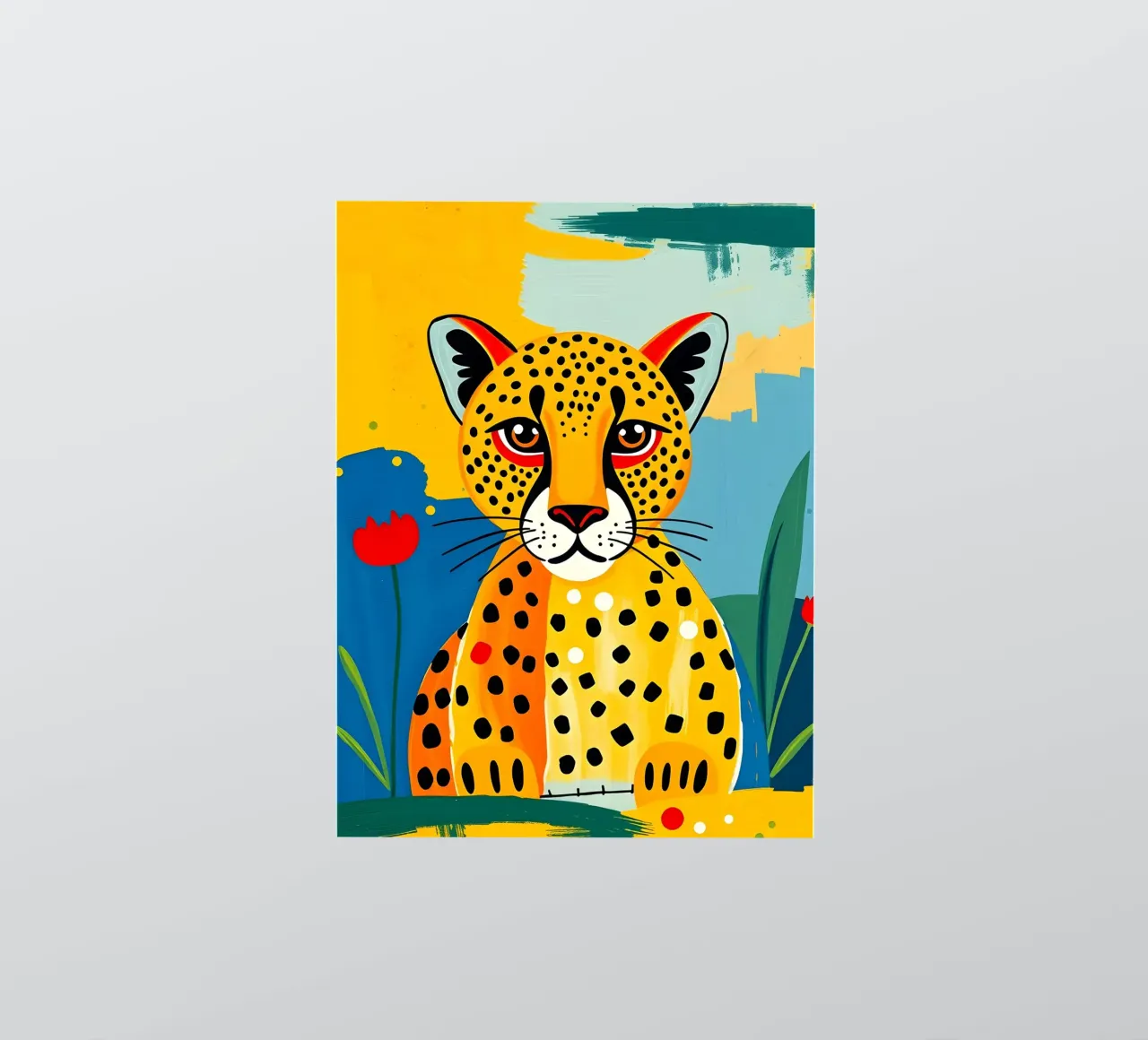 CHEETAH sticker van ARTOMATIC