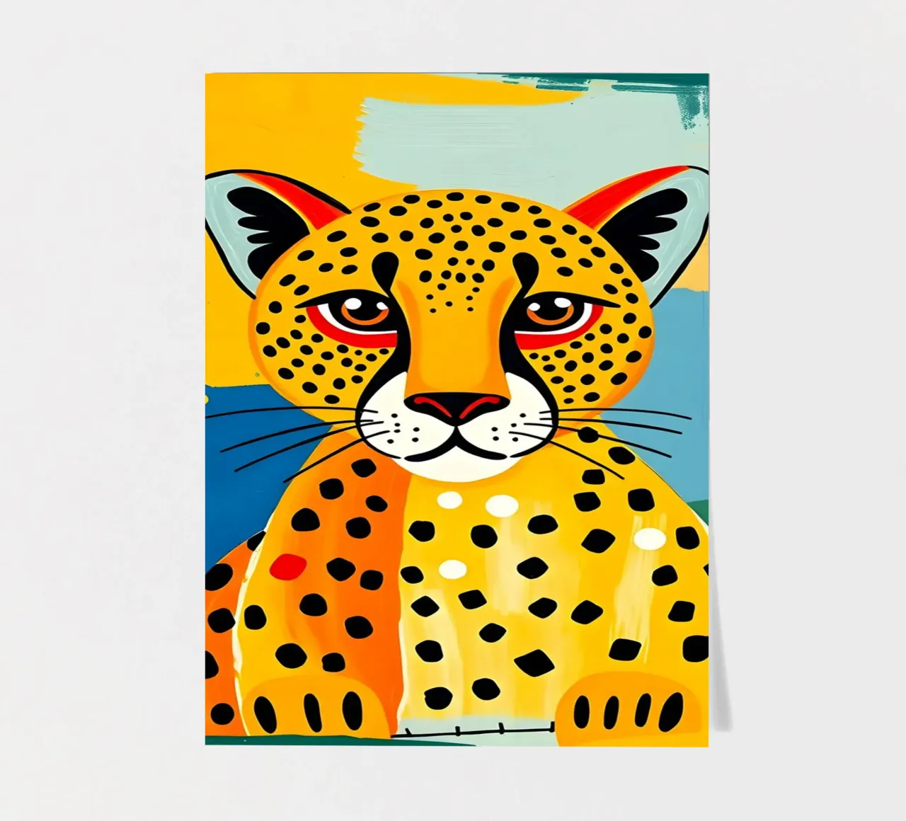 CHEETAH sticker sheet by ARTOMATIC