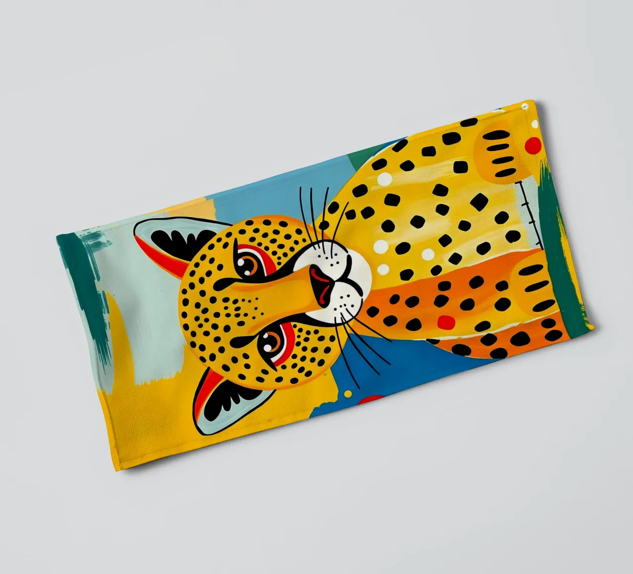 CHEETAH towel by ARTOMATIC