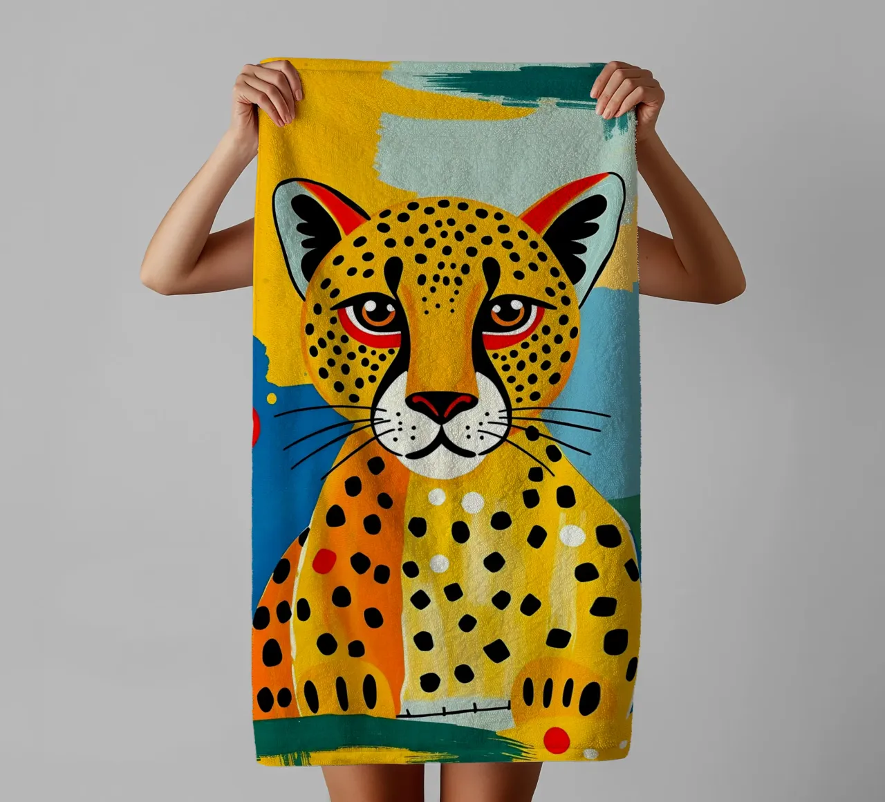 CHEETAH towel by ARTOMATIC