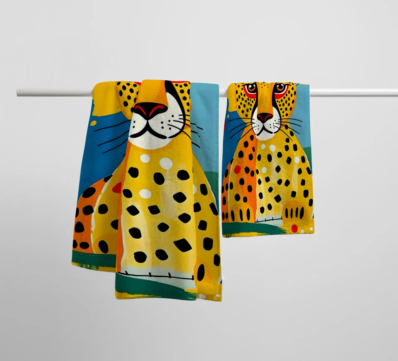 CHEETAH towel by ARTOMATIC