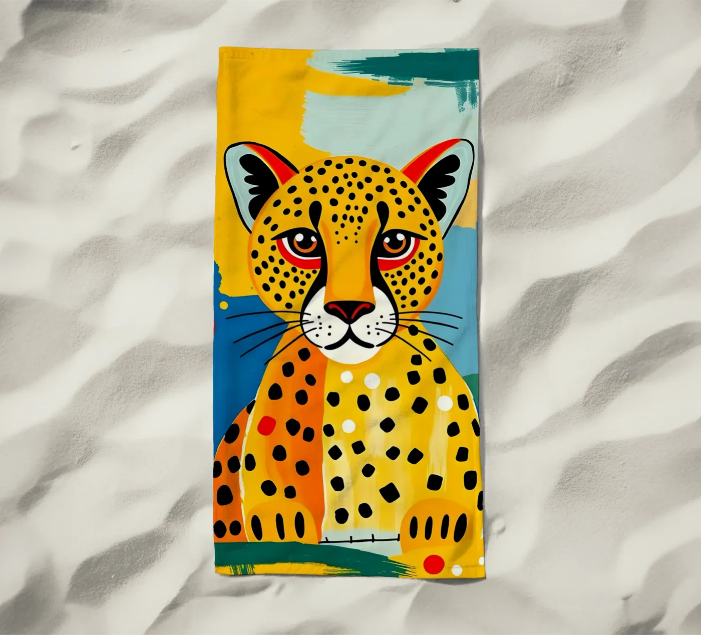 CHEETAH beach towel by ARTOMATIC
