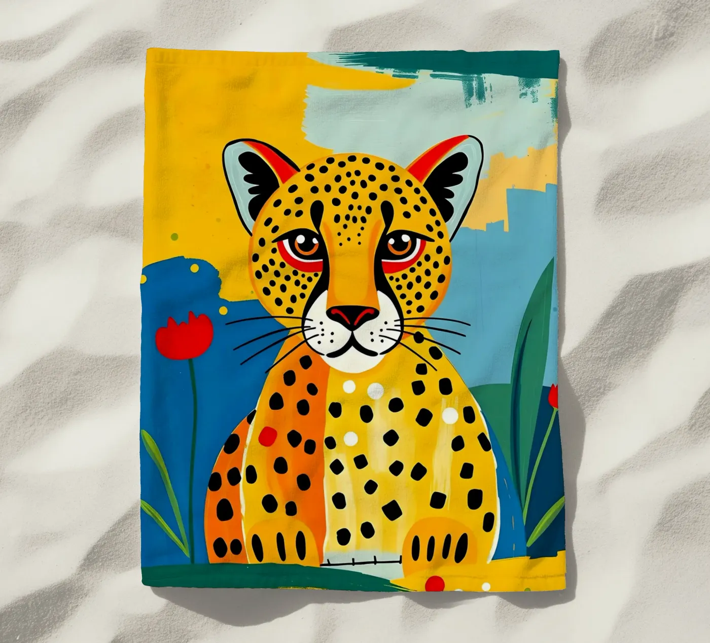 CHEETAH beach towel by ARTOMATIC