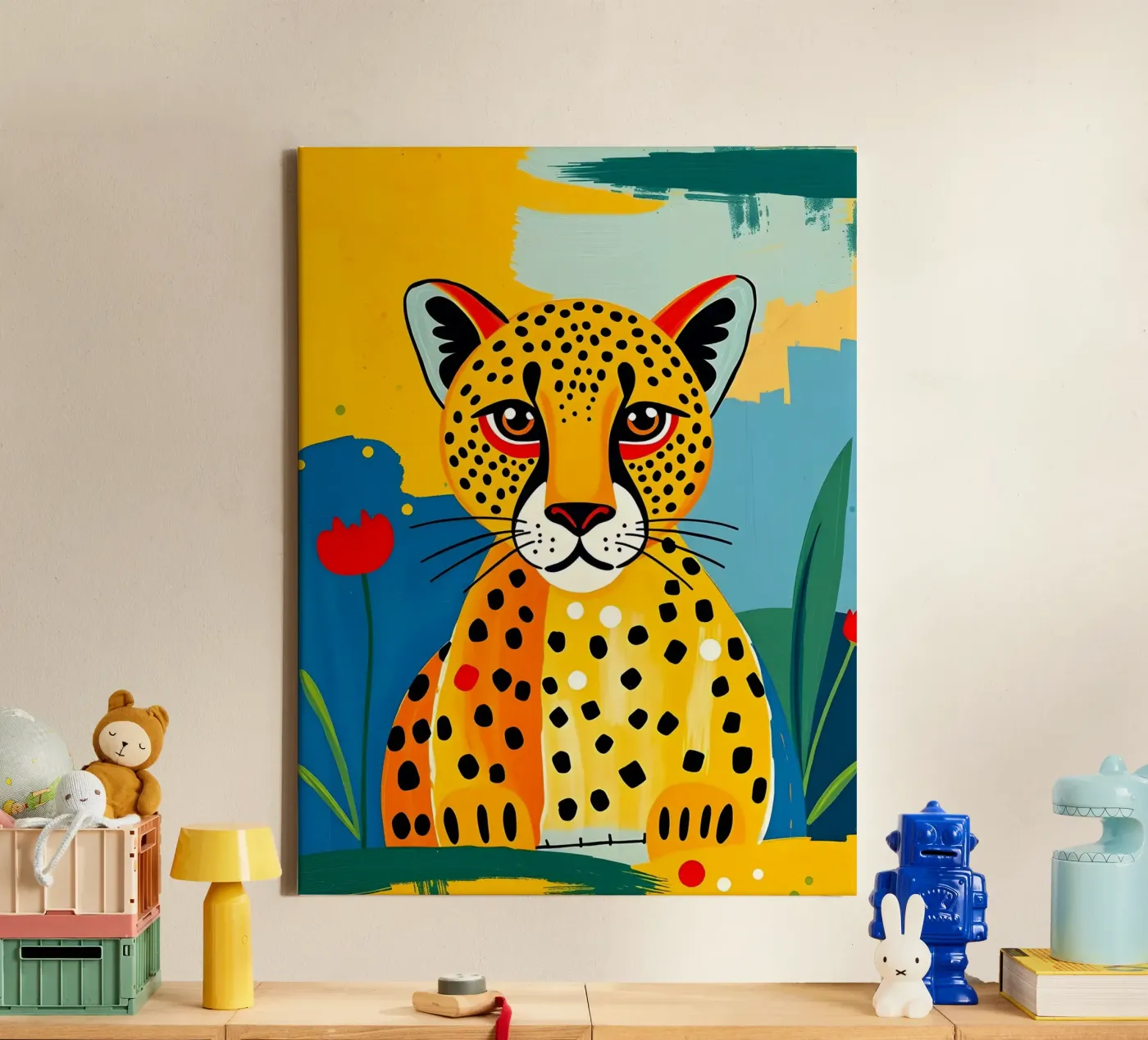 CHEETAH toile de ARTOMATIC