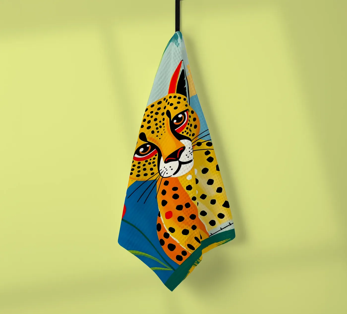 CHEETAH tea towel by ARTOMATIC