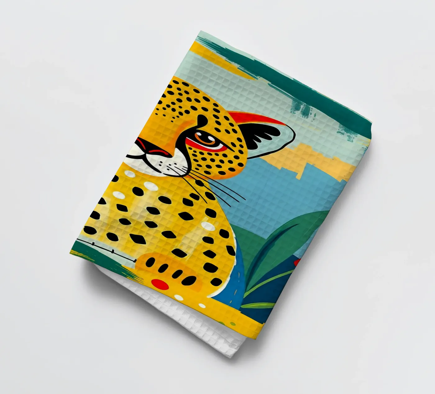 CHEETAH tea towel by ARTOMATIC