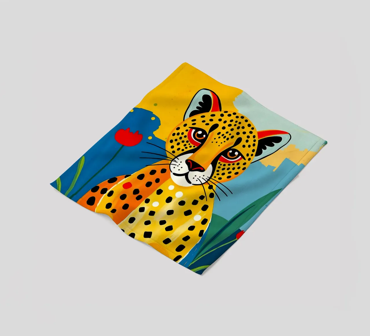 CHEETAH fleecedeken van ARTOMATIC