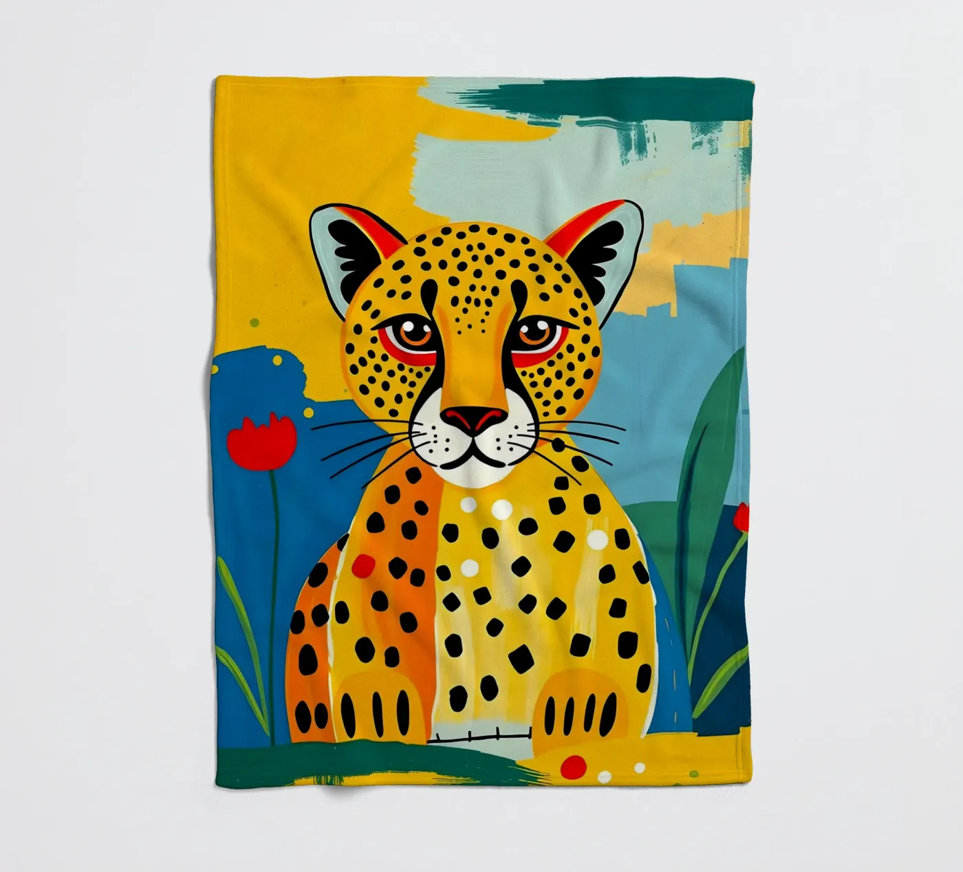 CHEETAH Fleecedecke von ARTOMATIC