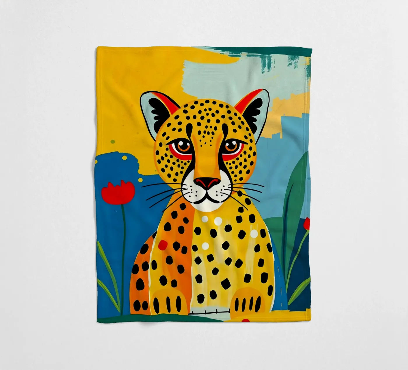 CHEETAH Fleecedecke von ARTOMATIC