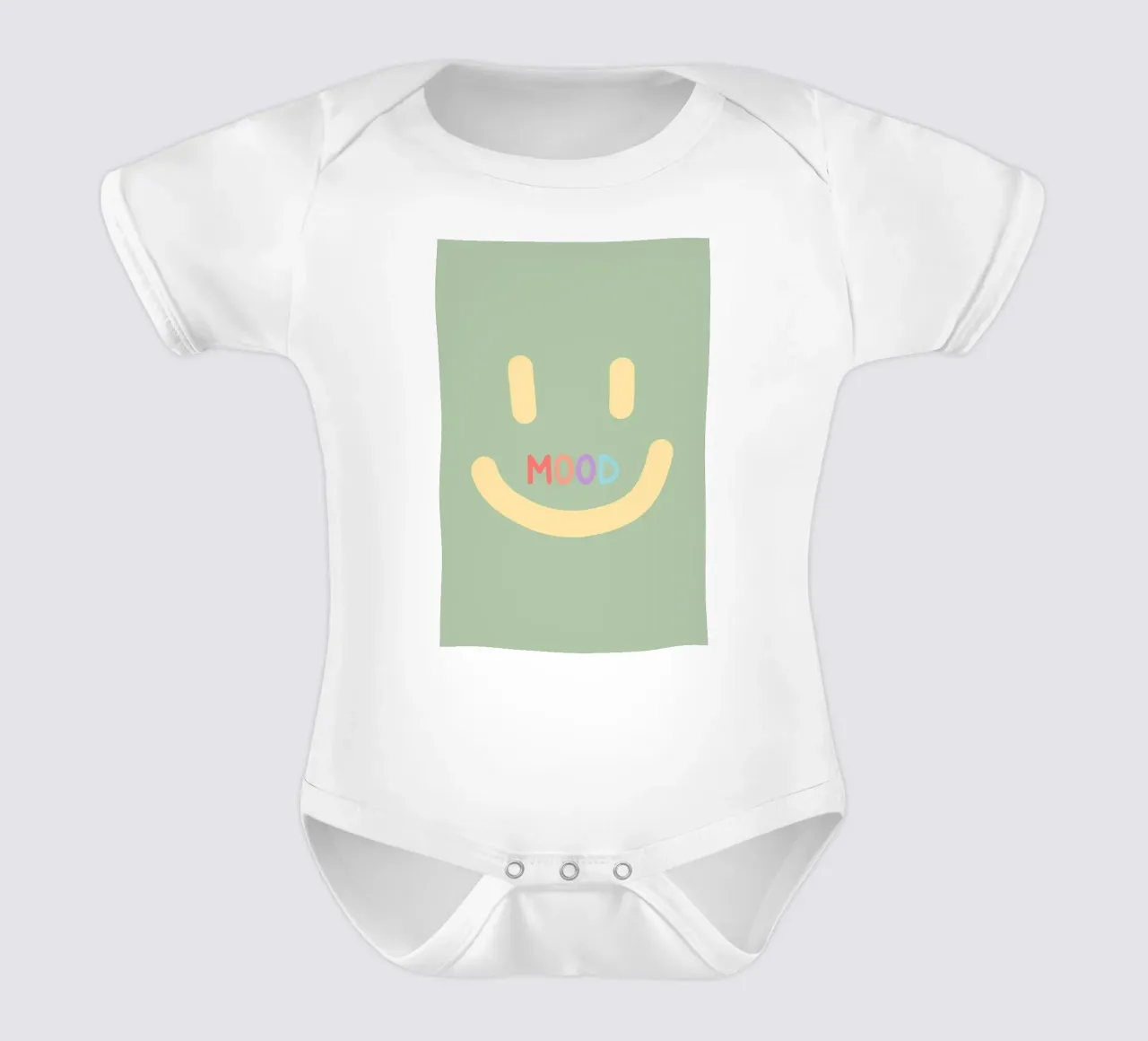 positive mood body neonato maniche corte da AESTHETIC VIBES by Isabel