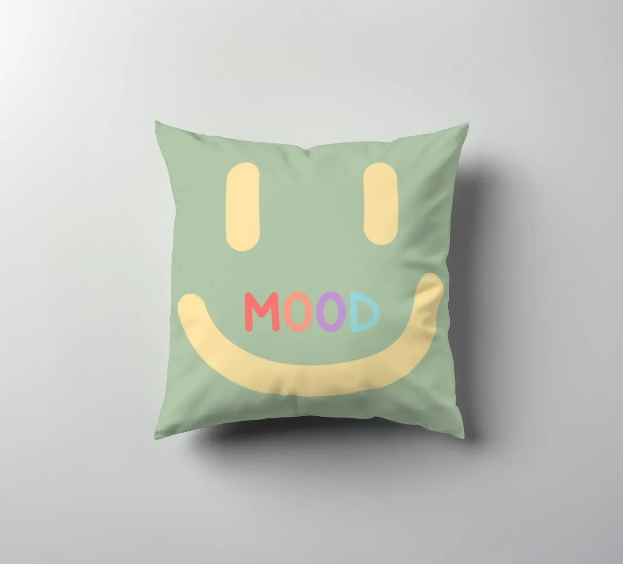 positive mood cuscino da AESTHETIC VIBES by Isabel