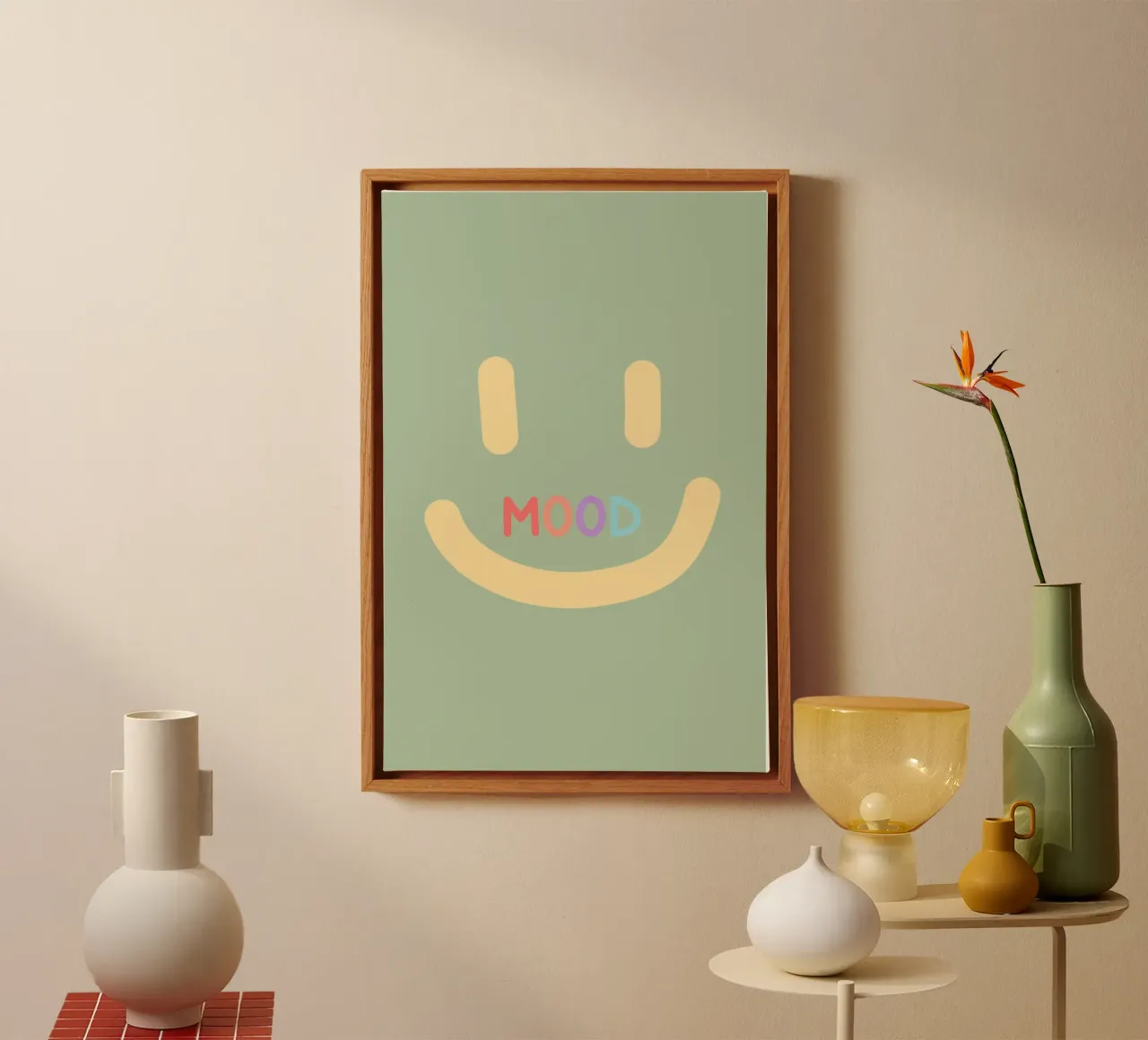 positive mood canvas met Baklijst van AESTHETIC VIBES by Isabel