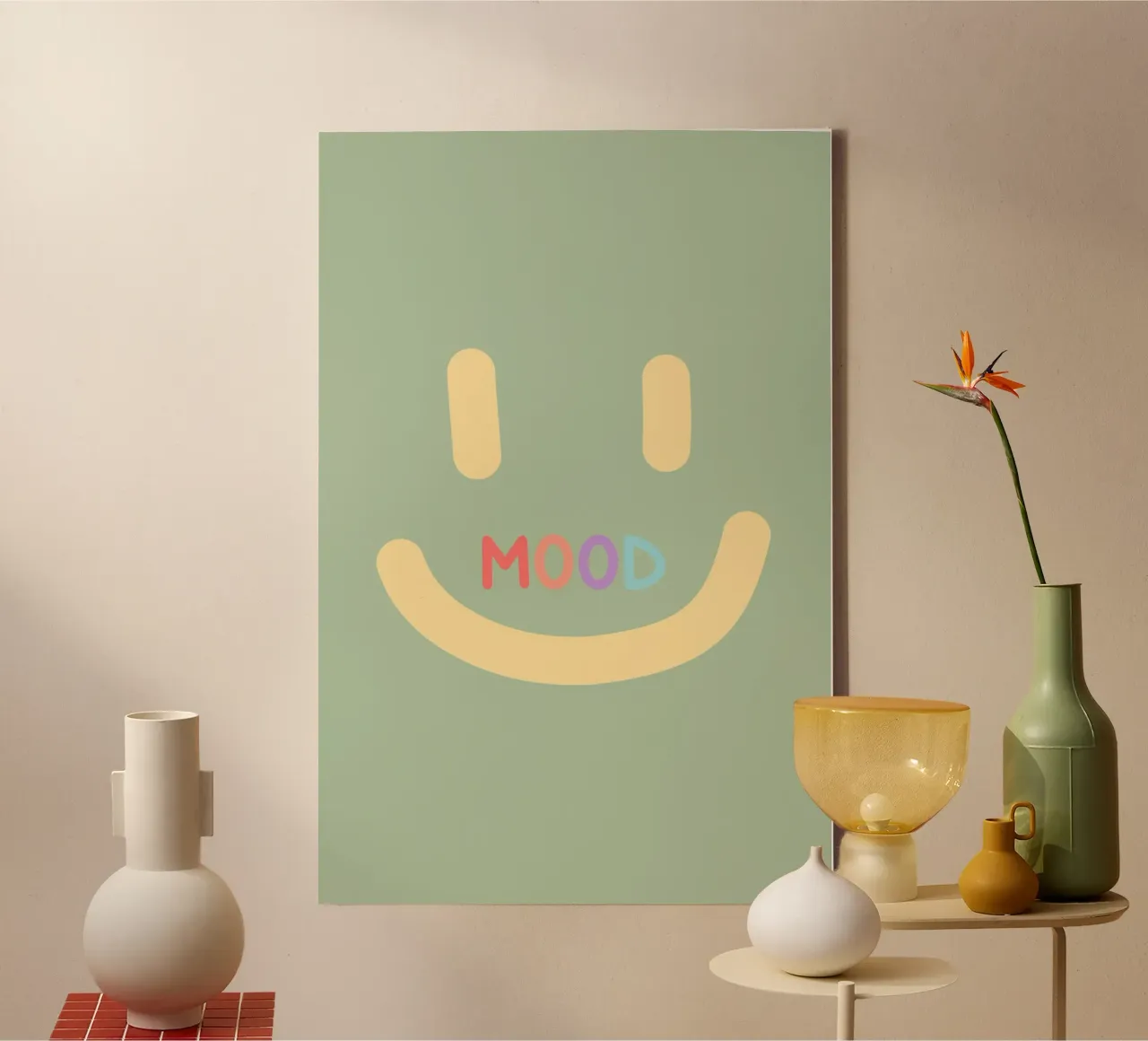 positive mood canvas met Baklijst van AESTHETIC VIBES by Isabel